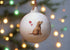Labrador Chocolate Ceramic Round Bauble